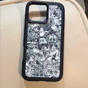 Disney Monochrome Character Collage Phone Case